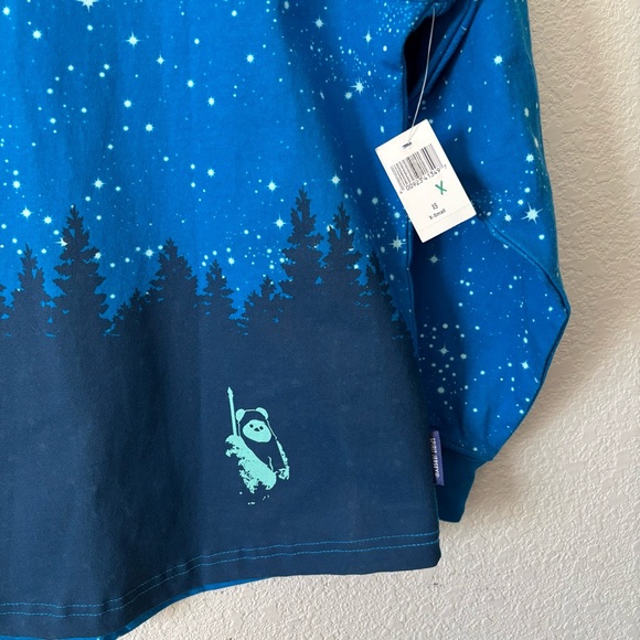 Star Wars Endor Spirit Jersey Disney Parks Long Sleeve Shirt Ewok Jedi Size XS - Picture 7 of 14